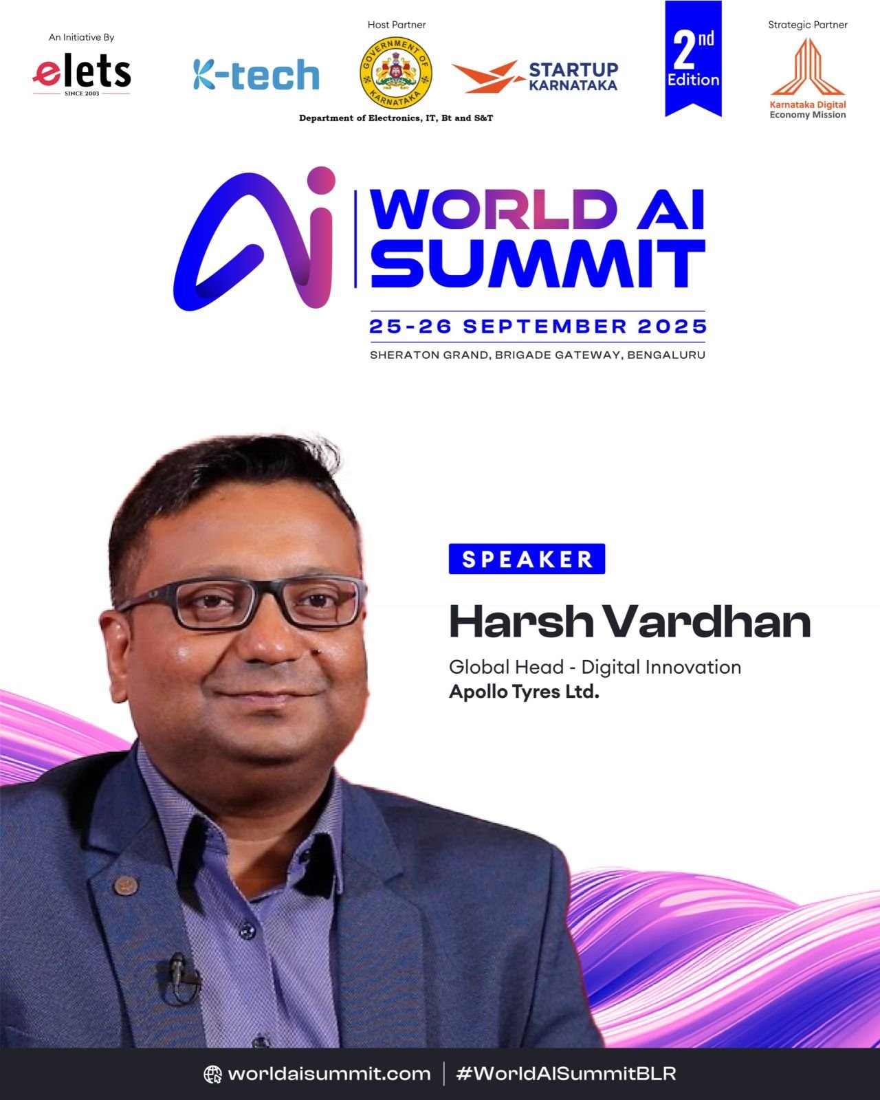 Harsh Vardhan announced as World AI Summit 2025 speaker